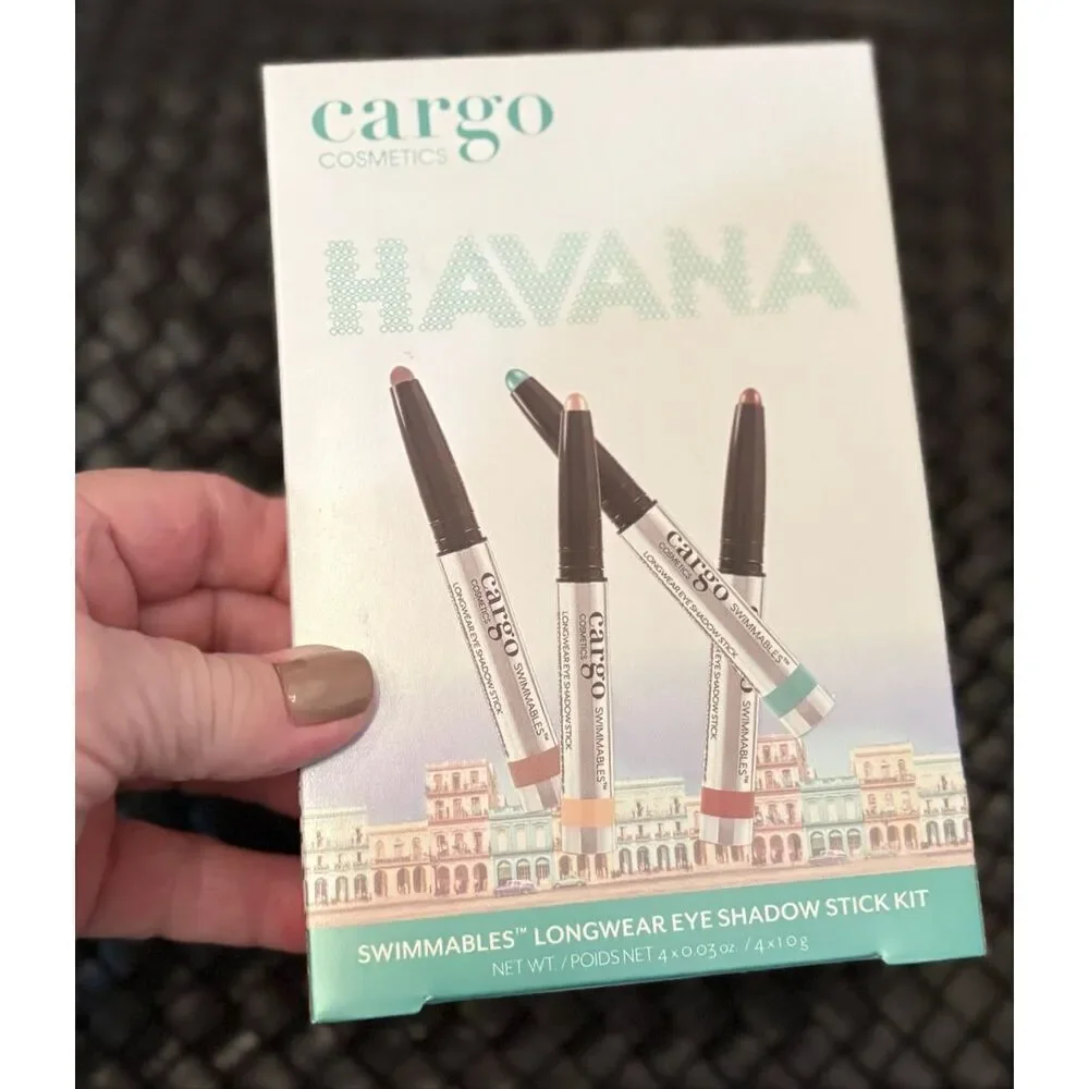 Cargo Cosmetics - NWTIB - Havana Swimmables Long Wear Eye Shadow Stick Kit.